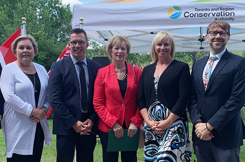 announcement of Natural Resources Canada funding for TRCA mass timber office building