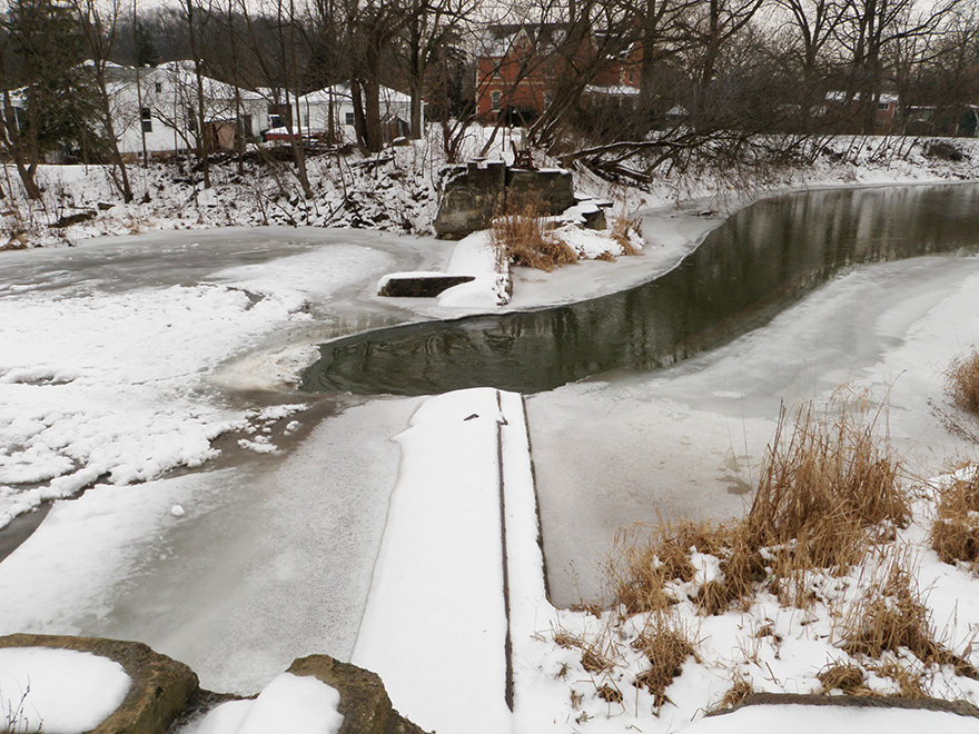 view of Bolton Channel looking downstream