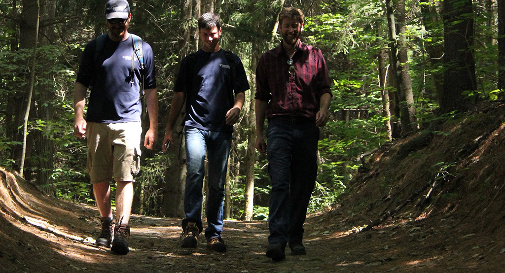 Hikers at Albion Hills Conservation Park