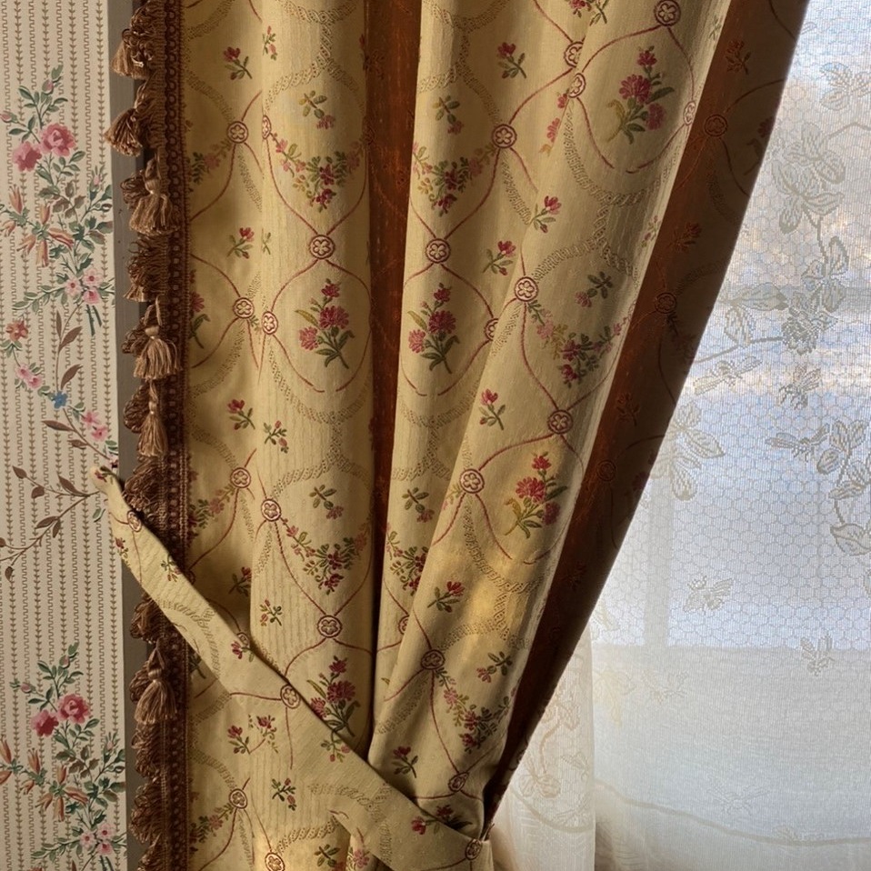 new curtains at Black Creek Pioneer Village Half Way House