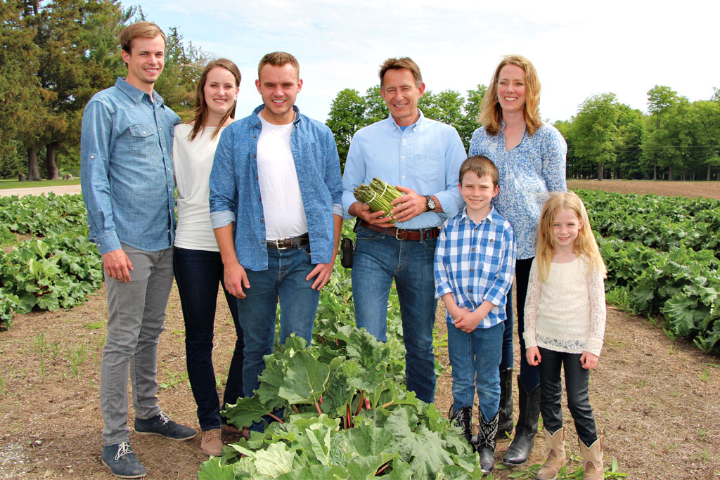 The Chesney family of Thames River Melons who participate in the MyMarket farmers markets