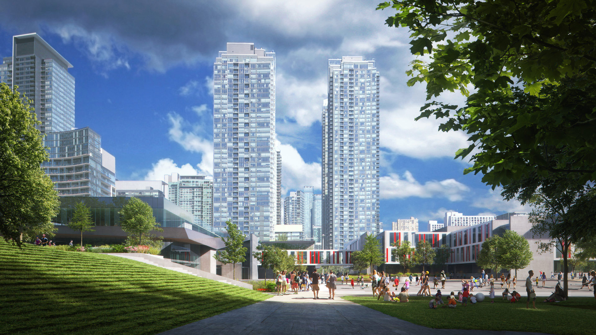 Canoe landing community centre, schools and childcare ZAS Group