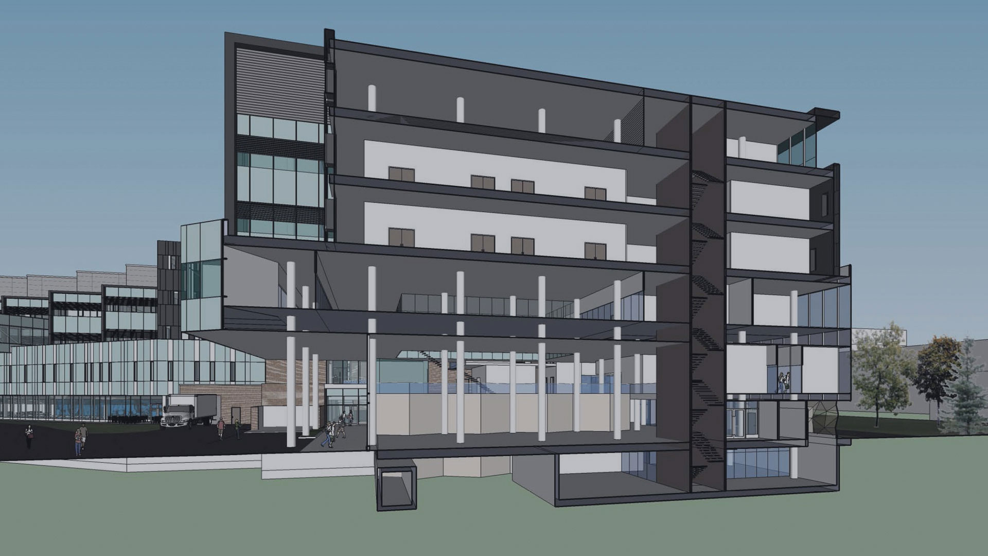 Science research tower